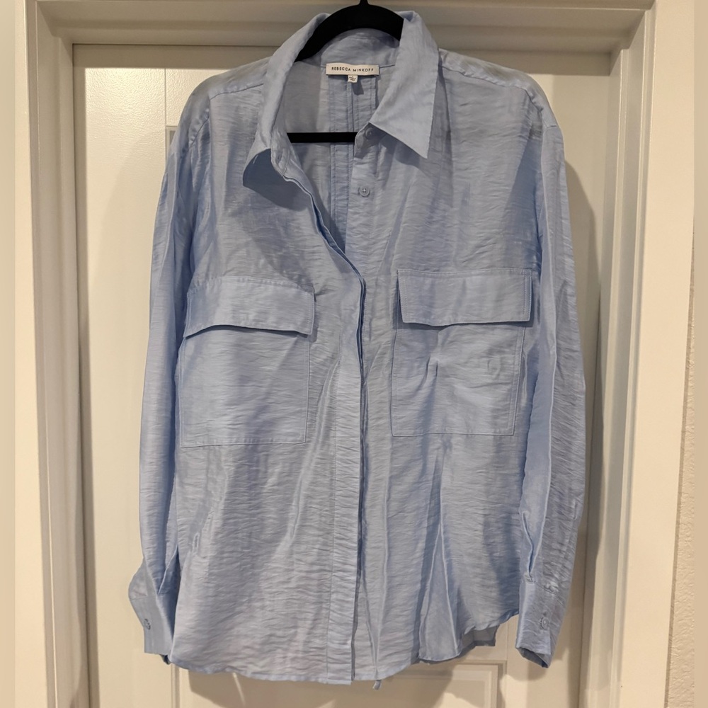 Light Blue Button-Up Shirt